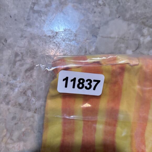 OAS The Cuba Shirt Mens Small Yellow Camp Johnny Collar Short Sleeve Beach Flowy - Picture 6 of 8